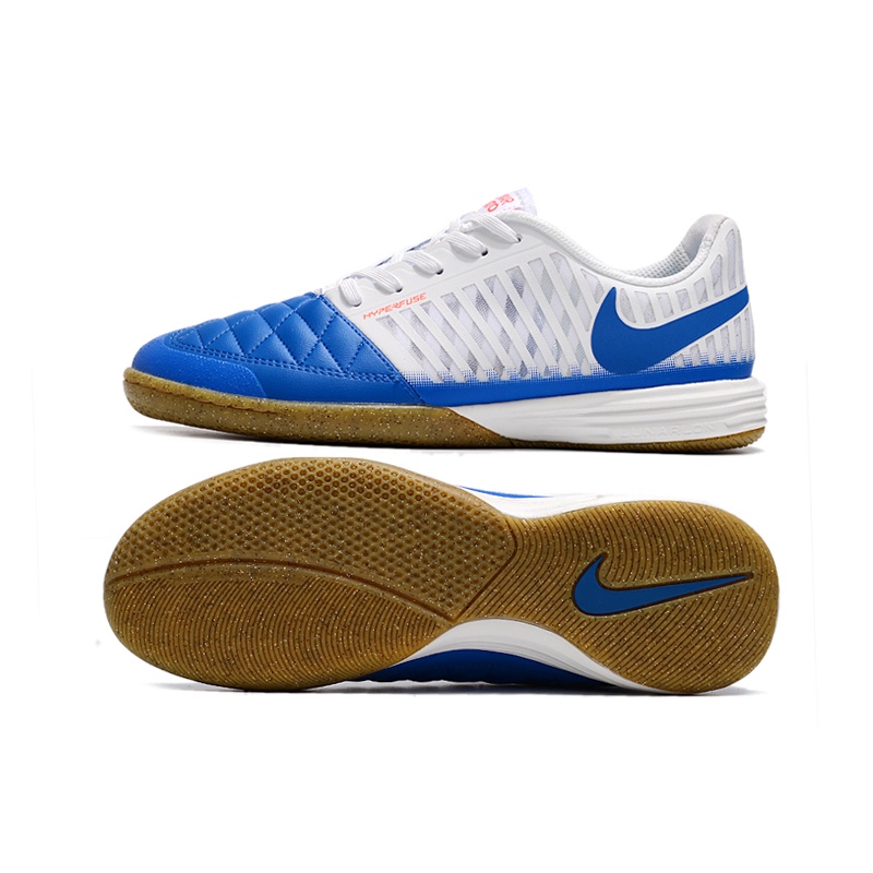 Bola de futebol Chuteira De Futebol Lunar Gato II 2 IC Chuteira De Futsal Tênis Chuteira botinha Branco Verde