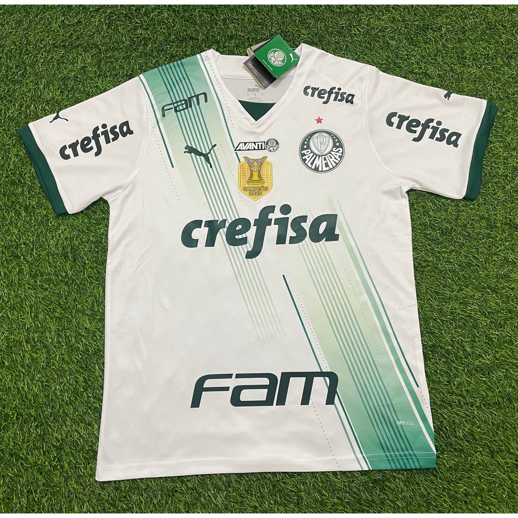 camisa do palmeiras 2023-2024 A Nova Casa Verde Branca Qualidade Premium De  Futebol Personalizada Masculina - Escorrega o Preço