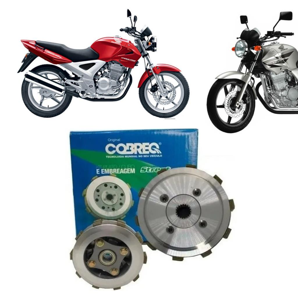 Kit Embreagem Completo Cbx 250 Twister XR 250 Tornado 2001 à 2008 Original Cobreq