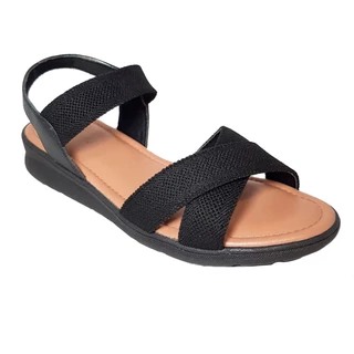 Sandalia Ortopedica Usaflex elastico anabela amortecedor AC2309 em Oferta na Shopee