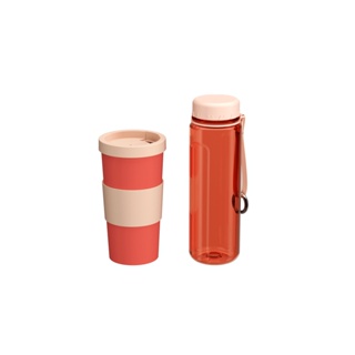 Kit Sempre Hidratado Coza Copo e Squeeze Rosa e Verde