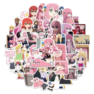 50pcs Kawaii Anime BOCCHI O ROCK ! Adesivos Impermeáveis Para Decalque De Bagagem De Laptop