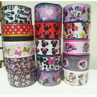 Fita estampada Minnie e Mickey- 2 metros