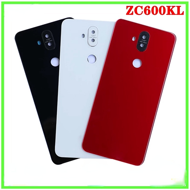 Para Asus ZenFone 5 Lite 2018 ZC600KL Tampa Da Bateria Traseira Porta De Vidro Com Lente Câmera Zc600kl I.921036161