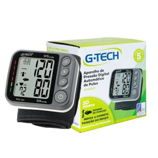 Aparelho de Pressão Digital de Pulso G-Tech GP450SP Sensor 3D