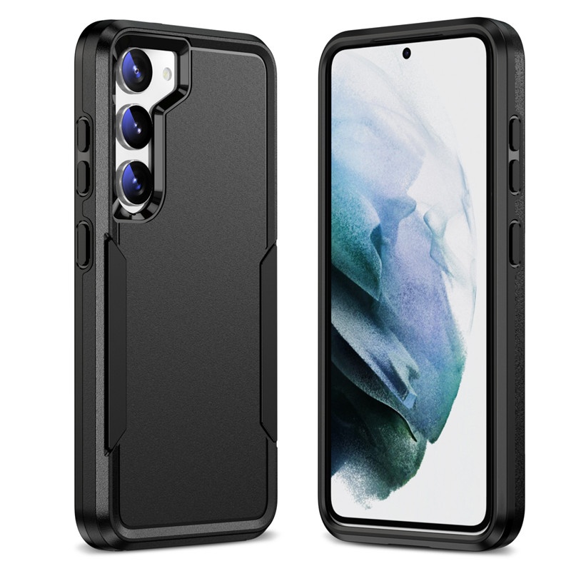 Custodia Protettiva Antiurto Per Armatura Pesante Per Samsung Galaxy S23 S22 Ultra Plus A73 A53 A33 A23 5G S21 S20 FE A52 Cover Protettiva, Per Galaxy A03 164, Rosso Nero - Foto 4
