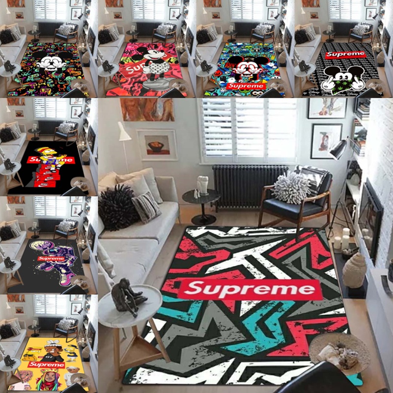 Tapete de Rua Supremo Tapete de Rua Único Sala de Estar Antiderrapante Porta de Entrada Tapete de Pés Quarto Nórdico Quarto de Cabeceira Tapete de Banheiro Antiderrapante Pode ser Personalizado