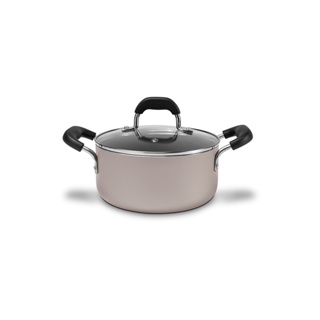 Caçarola Com Tampa Brinox Saffron Antiaderente 2,7 Litros Ø 20 cm Champagne