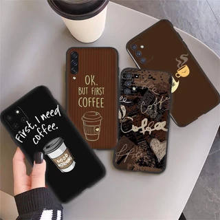 Samsung Galaxy A11 A12 A21S A22 A31 A32 A41 A42 Estojo De Café Macio