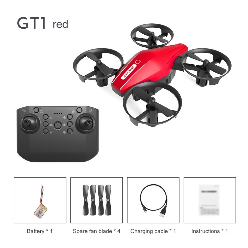 Avião de controle remoto, avião de controle remoto de espuma 2.4Ghz,  quadcopter, modelo de avião de brinquedo recarregável para presente com  rotação de 360° e luzes, com câmera aérea, 2 baterias, adequado