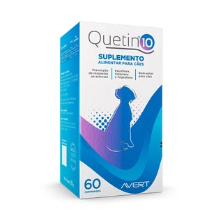 Suplemento Quetin 10 Para Cães Avert Com 60 Comprimidos em Oferta na Shopee
