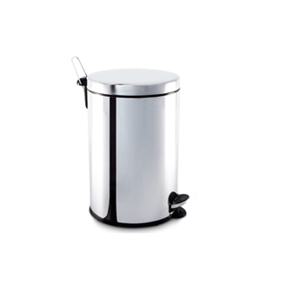 Lixeira Com Pedal E Balde Brinox Decorline 20 Litros Aço Inox