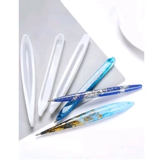 Molde pra resina epóxi em silicone - Caneta