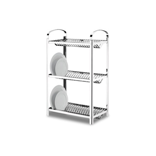 Escorredor De Louças Profissional 60 Pratos Brinox Suprema 49 x 27 x 80 cm Aço Inox