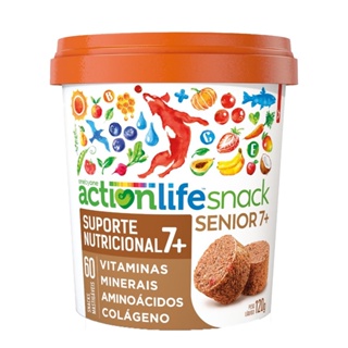 Suplemento Para Cães Mini Snack Actionlife Sênior - 120g