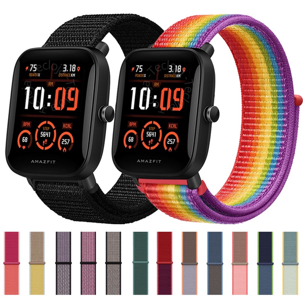 Pulseira Sport Náilon Para Amazfit Bip U / Pulseira Nylon Para Amazfit Bip U Pro