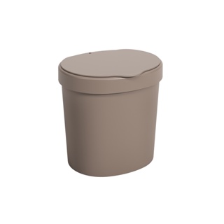 Lixeira Com Tampa Coza Basic 2,5 Litros Warm Gray