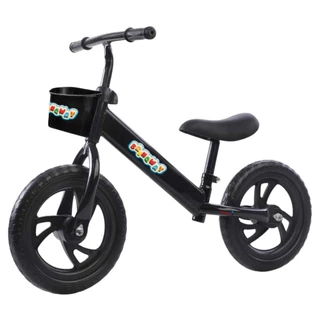 Bicicleta Infantil Balance 12 Sem Pedal Pneu Em Eva Preta em Oferta na Shopee