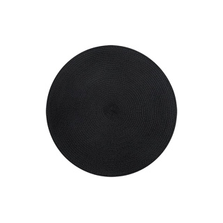 Jogo Americano Haus Concept Straw Placemat 38 cm Noite Preto