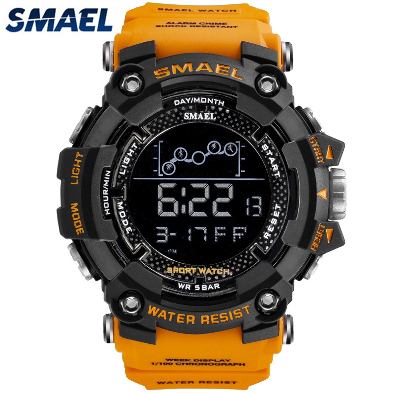 SMAEL à Prova D'água Relógios Masculinos Casual Esporte LED Digital Original Relogio 1802