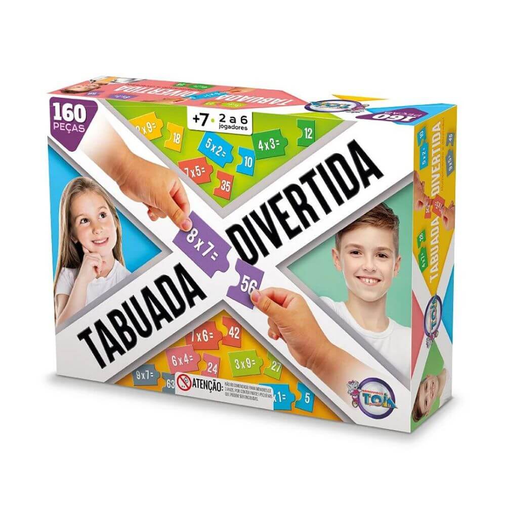 Jogo Tabuada Divertida - Toia Brinquedos | Shopee Brasil