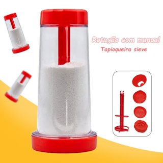 tapioqueira e peneira portátil tapy polvilhador peneira de tapioca armazena tapioqueira tapy