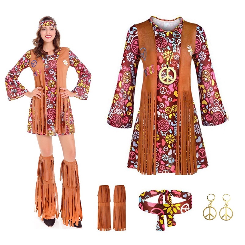 Roupas de hippie clearance feminina anos 70