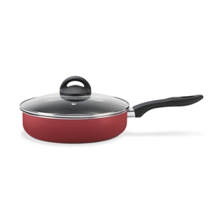 Frigideira Alta Com Tampa Brinox Chilli 2 Litros Ø 24 x 5,5 cm Cereja