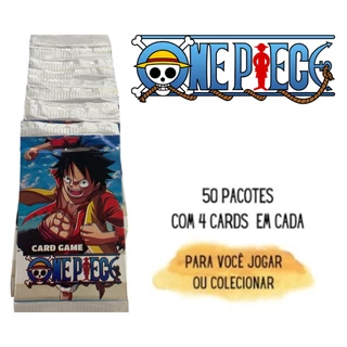Kit 200 Cards One Piece Figurinhas Bater Bafo Duelar em Oferta na Shopee