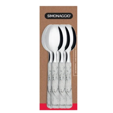CONJUNTO DE COLHER MESA C/06 PCS ELEMENTOS MADRE PEROLA CM-01