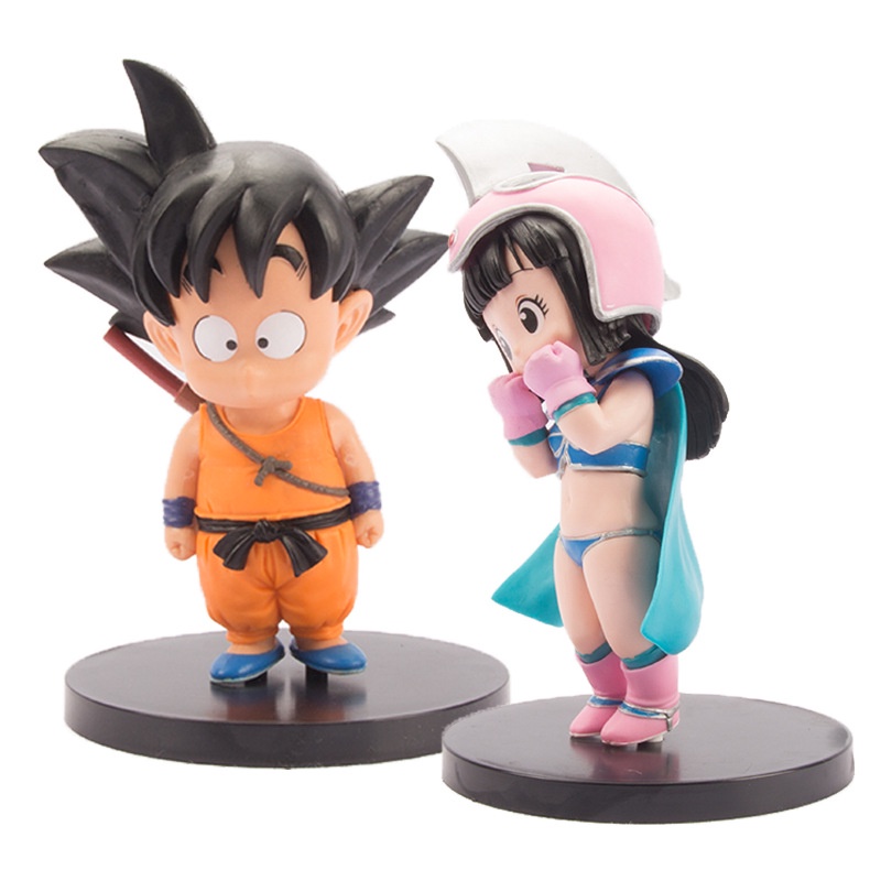 16-18CM Dragon Ball Z Anime Son Goku & amp ; ChiChi Figuras