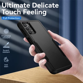 Capa Protetora Antiderrapante Para Telefone Samsung Galaxy A32 A13 A14 A33 A52 A52S A53 A54 A73 5G A51 4G