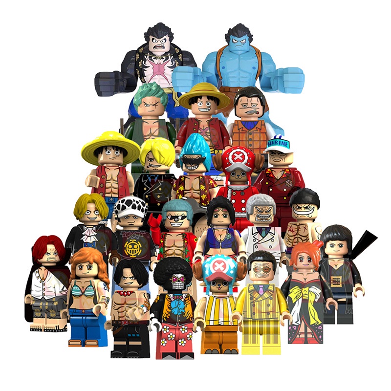 Lego Adventure Série Piratas Anime One Piece Monkey D . Luffy Roronoa