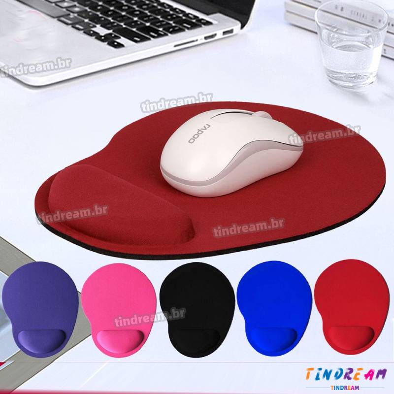 Mouse Pad Com Descanso De Pulso Para Computador Portátil Notebook Mouse