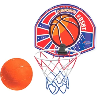 Kit Tabela De Basquete Cesta Infantil Bola Aro E Rede - Apolo Brinquedos
