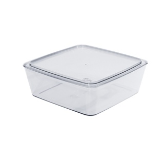 Organizador Coza Retrô 22,7 x 22,7 x 8,2 cm Cristal