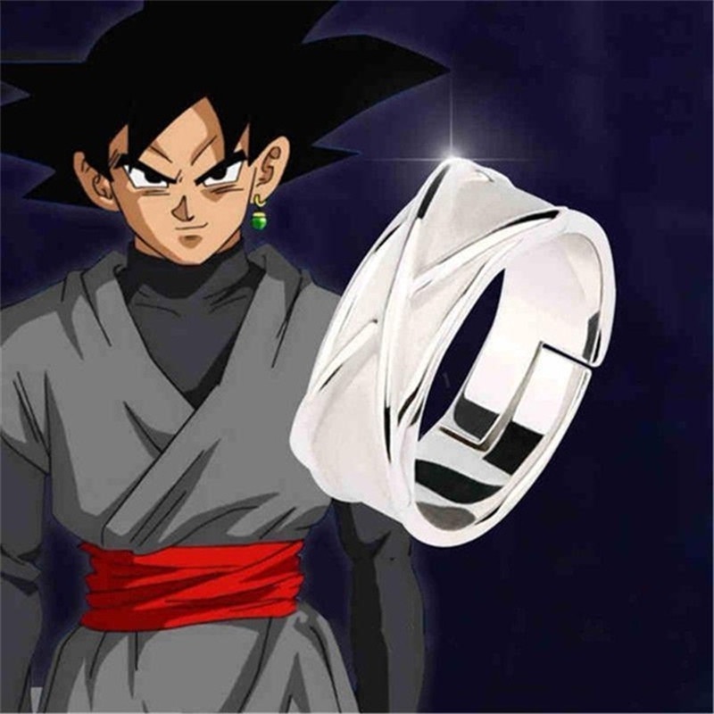 Anime Masculino Dark Goku Time Ring Em Torno De Dragon Ball