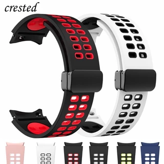 Pulseira Magnética D-Buckle Para Relógio Samsung Galaxy 4 5 44mm 40mm/4 Clássico 46mm 42mm Esporte 5 pro 45mm Faixa
