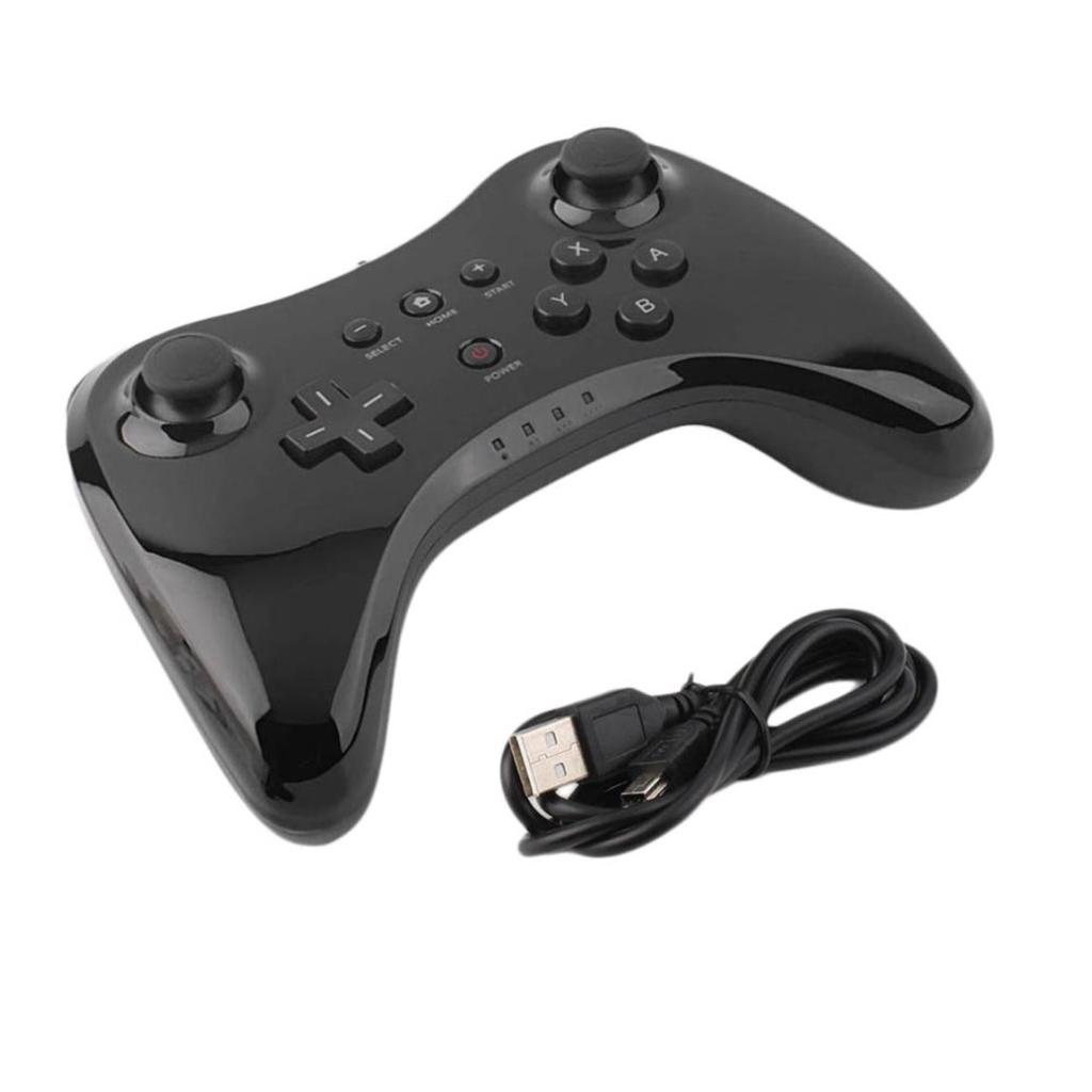 Controle wii u wireless - pro controller - preto - original :  : Games e Consoles