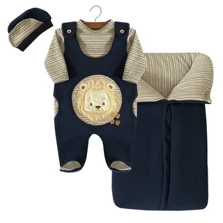 Kit Saída de maternidade Leão safari/masculino