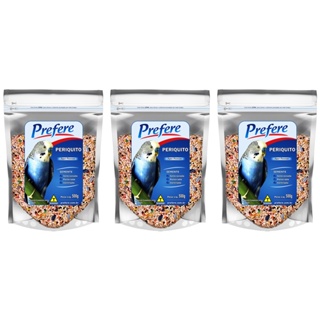 Alimento Mistura Sementes P/ Periquito Prefere 500g - 3un