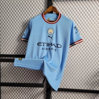 Camisa de futebol 22 /23 M-C Seoul Home Camisa esportiva azul masculina