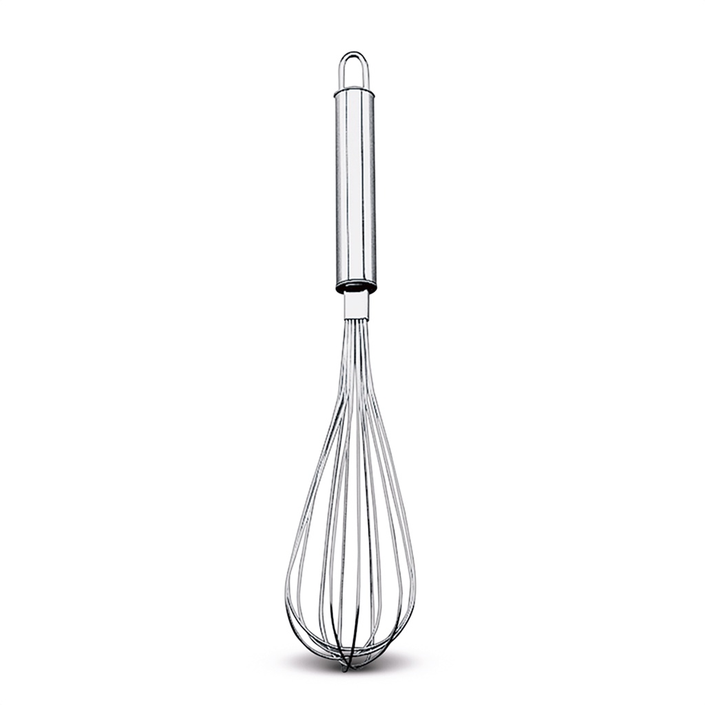 Batedor Manual Fouet Profissional Brinox Top Pratic 41 cm Aço Inox
