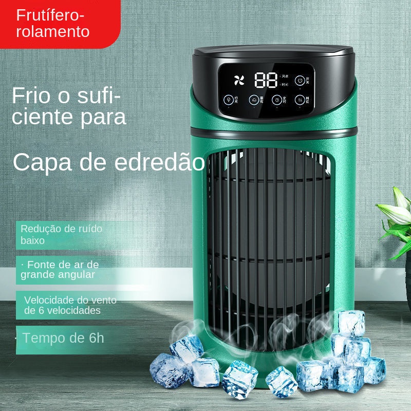Rongguo Ventilador De Ar Condicionado Elétrico Silencioso Pequeno USB 14.5*23.5 300ml
