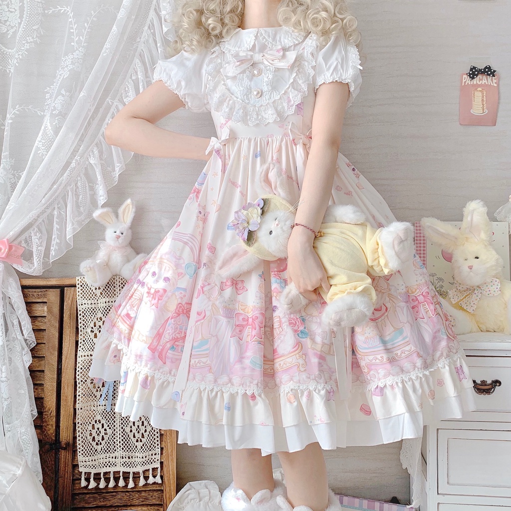 Vestido de Empregada Kawaii Rosa Loli - Loja de Moda Kawaii
