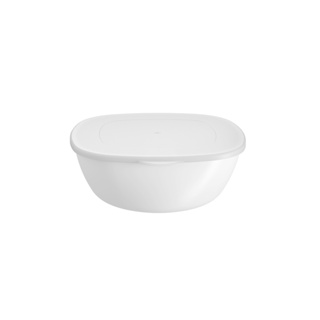 Saladeira com Tampa Coza Essential 20,6 x 19,5 x 7,2 cm 1,3 litros Branco