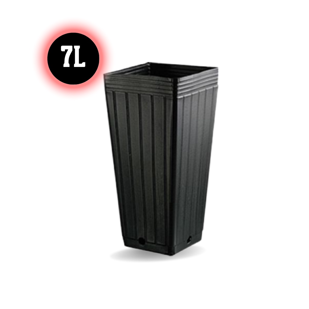 Vaso Decorativo para Cultivo Quadrado Mèdio 7L