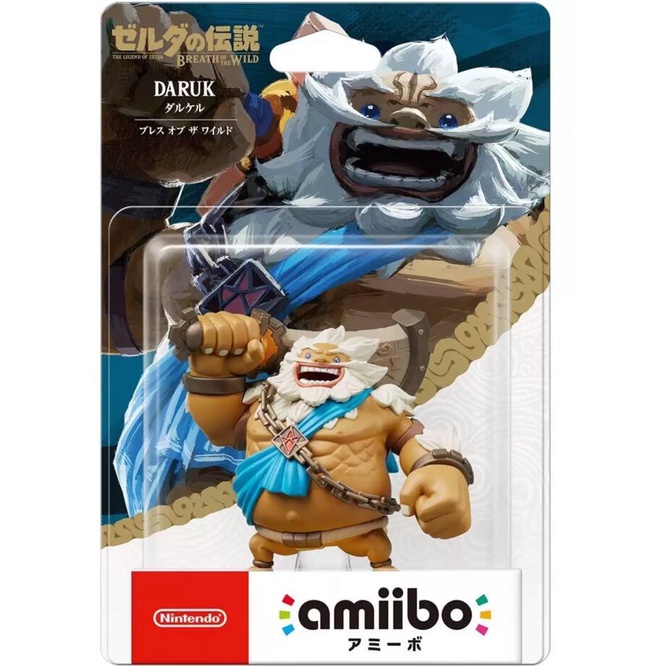 Original Nintendo Switch The Legend of Zelda Breath of the Wild Daruk Amiibo Figurines Novo