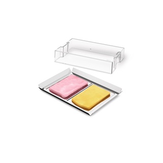 Porta Frios Duplo Brinox Bergen 26 x 19 x 5 cm Aço Inox