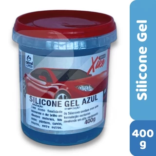 Silicone Gel Azul Perfumado | Automotivo | Standard - 400 Gr